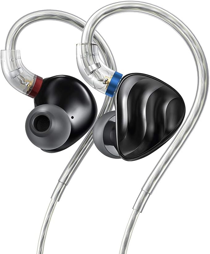 FIIO FH3 HiFi Earphones 3 Drivers (1 Dynamic + 2 Knowles BA), in-Ear Earphones High Resolution, Bass Sound, High Fidelity for Smartphone/PC/Tablet
