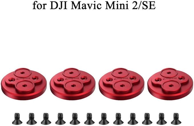 Mavic Mini 3 2 1 Motor Cover Cap Drone Dust-Proof Engine Protector Guard Protective Accessories for DJI Mavic Mini 2 SE 3 Pro (for Mini 2 SE Red)