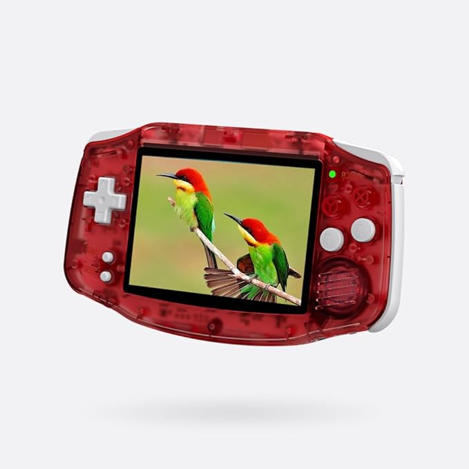 RG34XX Handheld Game Console 18K+ Preloaded Retro Games 35 Emulators 3.4” IPS Display 4K TV Output Classic Video Game Console Portable Gaming System with Fancy Case & Accessories (Red-128GB)