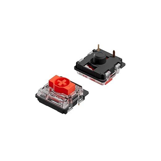 Ranked Gateron ks-27 Low Profile Key Switches for Mechanical Gaming Keyboards | Plate Mounted (Gateron Red, 90 Pcs)