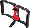 Acouto Smartphone Video Stabilizer Rig Dual Handle Handheld Phone Stabilizer Support Recording Rig with Tripod Handheld Gimbals &