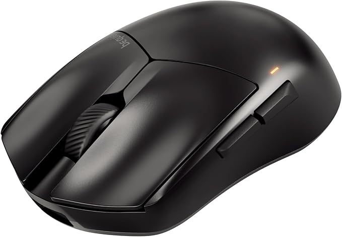 be quiet! Dark Perk Sym PC Gaming Mouse, 55g Lightweight, Ultra-Long Wireless Battery Life, 8,000Hz Polling Rate, PixArt PAW3950 Sensor, 32,000 DPI, Optical 70m switches, 100% PTFE Glide Skates
