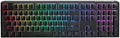 Ducky One 3 Black 100% Mechanical Keyboard: Quack Mechanics Dampening, Hot-Swappable Cherry Blue Switches, High-Density PBT Doubleshot Keycaps, RGB, US, Black