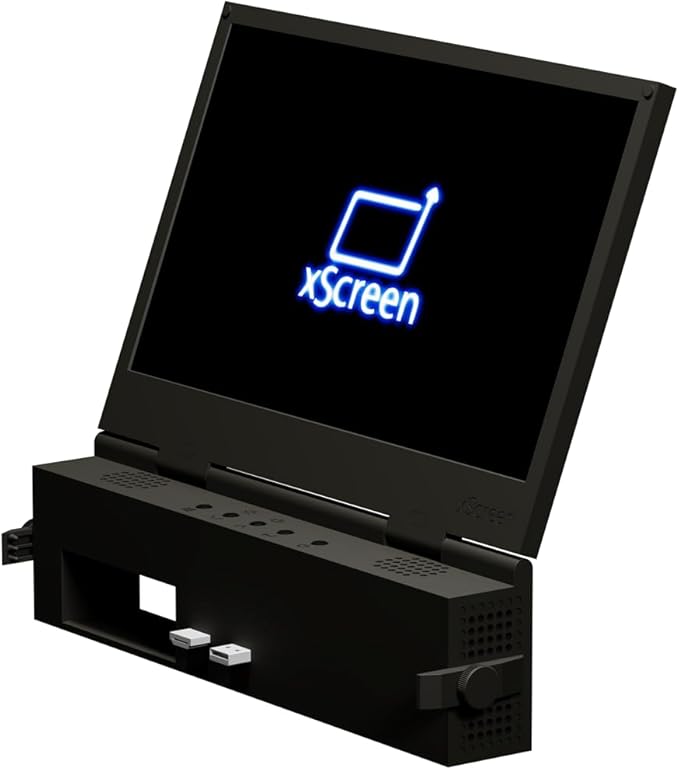 UPspec Gaming xScreen for Xbox Series S* - 11.6 1080P FHD 60Hz IPS Portable Screen Attachment - Unique CABLEFREE Design (Carbon Black)