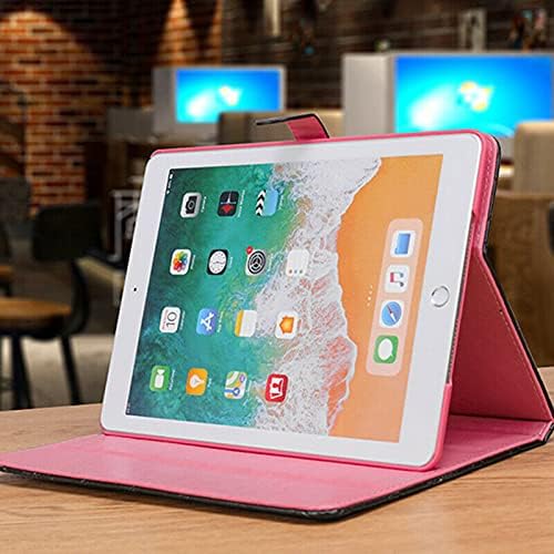 Changjia for iPad Pro 11-inch Case (4th/3rd/2nd/1st Gen), Cute Crown Bling Diamond PU Leather Smart Auto Sleep/Wake Stand Shockproof Case, Rose Red