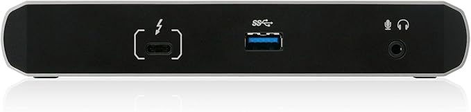 IOGEAR 9 Port Thunderbolt 3 Hub - 4K Dual Display 60Hz - 2 Displayport 1.2-60W Charging for Laptop - 40Gbps Speeds - Integrated Ethernet - 3.5mm Audio - GTD737