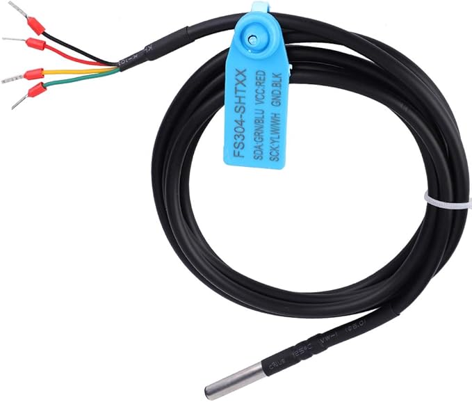 Digital Temperature Humidity Sensor Probe, Waterproof Humidity Sensor, Humidity Monitor with Stainless Steel Case for Farm.(SHT35)
