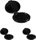 Fingerprint Ink Pad 3 Pcs, Quick-Drying & Portable, for Office Notary Supplies, Identification Security ID & Law Enforcement Fingerprint Cards Stamp Pad (Black