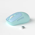 Camiysn V100 Wireless Blue Mouse, Ultra-Light 2.4G USB Mouse with Adjustable DPI, Premium Rubber Scroll Wheel & Advanced Optical Sensor, Auto Sleep Mode for Energy Saving
