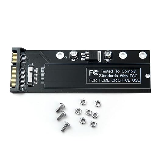 chenyang 12+6Pin MAC SSD to SATA Hard Disk Drive Adapter with USB Data Cable for 2010 2011 MAC Air A1369 A1370 SSD