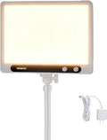 Amaran Verge Bi-Color Edge-lit Rectangular Panel Light, 96+ CRI,0-100% Brightness & 2700K-6500K,Bi-Color,Front-Facing Knobs and APP Control, USB-C PD, Silent for Streaming & Video(White)