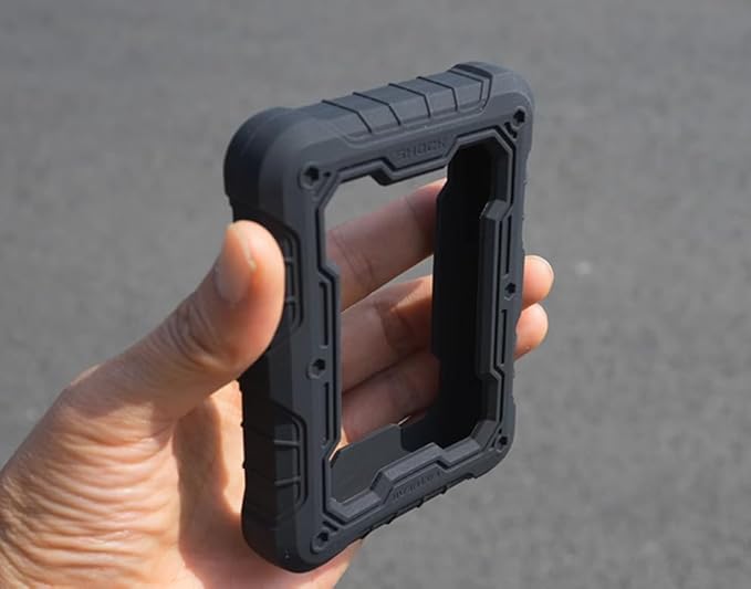 FATBEAR Shockproof Silicone Bumper Case for Western Digital WD Elements Portable External Hard Drive Heavy Duty Sturdy Rubber Frame Protection Case (Elements 1TB/2TB)