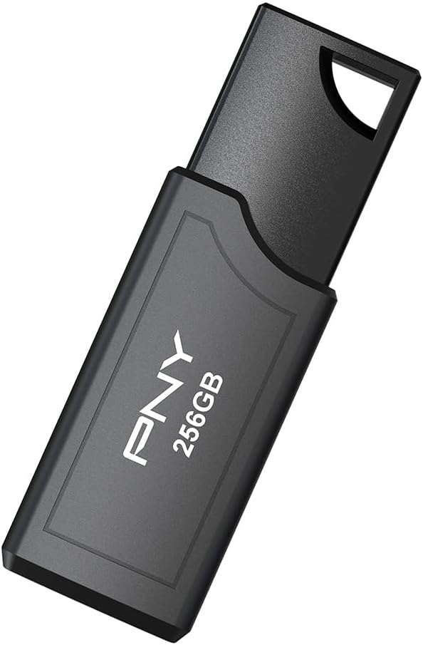 PNY PRO Elite V3 256GB USB 3.2 Gen 2 Flash Drive – Up to 1000MB/s Read, Up to 800MB/s Write, Extreme Performance for Professional Data Storage and Transfers, Premium Metal Design, Type-A Connector