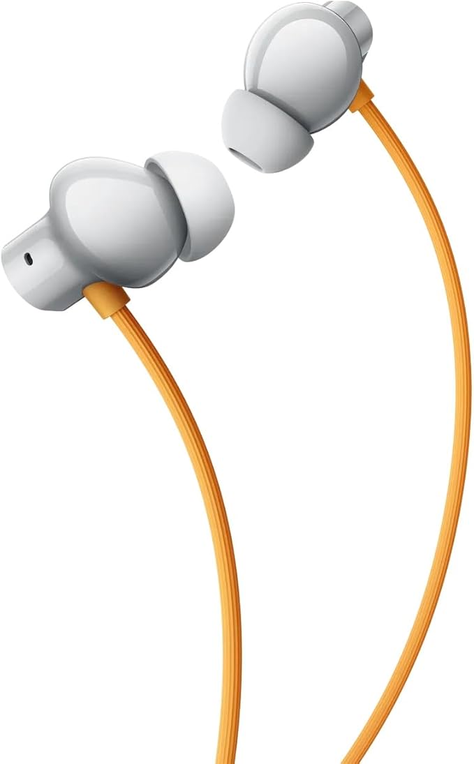 realme Buds Wireless 5 ANC in Ear Bluetooth Headphones, 50dB ANC, 13.6mm Dynamic Bass Driver, 360° Spatial Audio, 45ms Low Latency, Upto 38hrs Playback, IP55 Rating, Dual Device Connection (Silver)