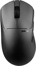 Pulsar Gaming Gears X3 LHD Crazylight Wireless Gaming Mouse, Ultra Lightweight 1.51 oz (43g), Hybrid Ergonomic, Optical Switch, 32000 DPI, 750 IPS, XS-1 Sensor, 8k Compatible (Left-Handed, Jet Black)