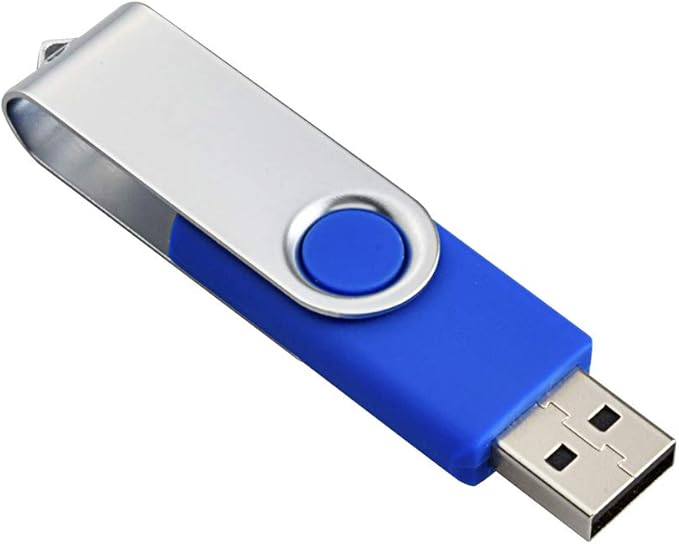 Aiibe 2GB Flash Drive USB Flash Drive Thumb Drives 2G USB 2.0 Memory Stick Wholesale/Lot/Bulk (2GB, 10 Pack, Blue)