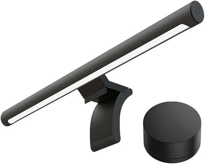Xiaomi Mi Computer Monitor Light Bar - Easy Installation, Extra Computer Lighting w/o Taking Desktop Space, w/Wireless Remote Control Adjusting Lights Easily