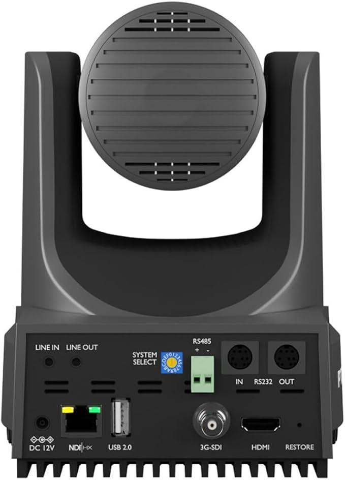 PTZOptics Move 4K 12x Optical Zoom PTZ Camera - Grey