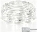 LED Rope Lights, 16.4 Feet Daylight Flat Flexible Strip Light, Plug in Novelty Lighting, Connectable and Waterproof for Home Christmas Holiday Garden Patio Party Decoration