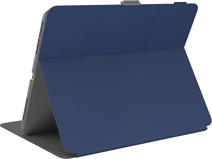 Speck Case for iPad Pro 6th Generation 12.9 Inch - Drop & Camera Protection, Slim Multi Range Stand, Apple Pencil Holder - Arcadia Navy/Moody Grey