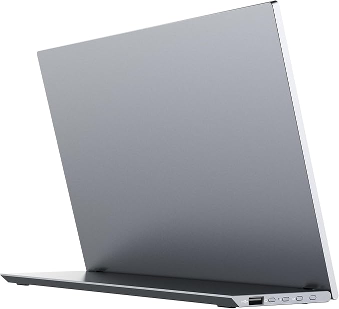 15.6" 4K Portable Monitor, Touchscreen UHD IPS Display,100% sRGB, USB-C/HDMI Laptop Display, Dual Speakers, Aluminum Alloy, Compatible with Laptop, PC, Smartphone, PS4/5, Xbox, Switch