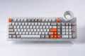ATM 98 Wireless Custom Silent Mechanical Keyboard, 98 Key Tri-Mode 2.4G Bluetooth Wireless Ergonomic RGB PC Computer Keyboard, Office Accessories, Hotswappable Switch - Frost Whisper