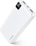 Portable Charger Power Bank, 56800mAh Battery Pack, 22.5W Fast Charging Portable Phone Charger for Camping Travel Essential Compatible with iPhone 17/16/15/14/13 Series, Samsung, Google,iPad-White