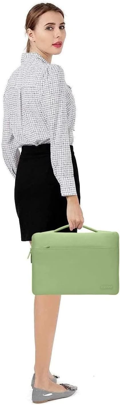 MOSISO Compatible with MacBook Air 15 inch Case M5 2026 M4 2025 M3 M2 2024 2023 A3448 A3241 A3114 A2941,Protective Hard Shell&Carrying Sleeve Bag&Keyboard Cover&Webcam Cover&ScreenFilm, Chartreuse