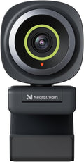 NearStream 2K Webcam for PC, Full HD 1080P Webcam with Noise-Canceling Mic, Auto Focus,Software Control, Adjustable FOV, Plug&Play, Compact Web Camera for Desktop Computer for Zoom/Skype/Teams (V02AF)