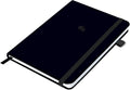 Yuan Smart Notebook, Smart Notebook with Hard Cover for Smart Pen Writing Set, Lined Pages and Elastic Closure, 5.2" X 8.27", 94sheet(187pages), Black