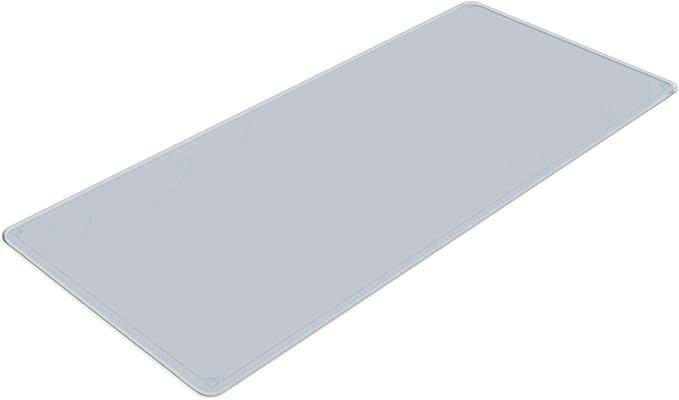 Pixio Mouse Pads - 36 x 16 inch XXL Blue Border Multifunctional Large Desk Mats for Gaming, Office, Desktop Anti-Slip Waterproof Washable Computer Mouse Mat