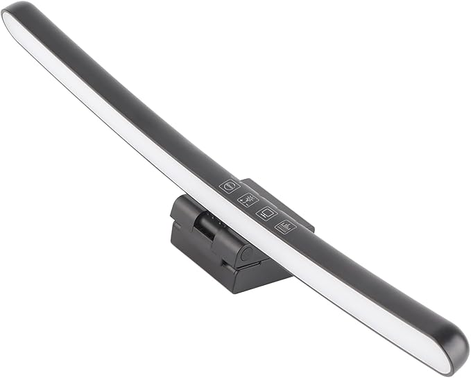 Computer Monitor Lamp with Asymmetric Optical Design Adjustable Touch Dimming RGB Light Curved Monitor lamp bar with Asymmetric Optical Design USB Lamps USB Lamps