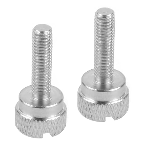 M5 Handle Thumb Screws Portable Stainless Mounting Adapter Compatible with GoPro Hero 9 Max 8 7 6 5 4 Action Cameras (5 Pairs)