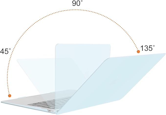 MOSISO Compatible with MacBook Air 13 inch Case M1 2021 2020 2019 2018 Release A2337 A2179 A1932 Touch ID, Plastic Hard Shell Cover&Keyboard Cover for MacBook Air 13.3 inch Case M1, Cloud Blue