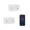 Jinvoo Zigbee Smart Plug, Wireless Mini Plug, Alexa Socket, Smart Home Zigbee Socket, Compatible with Alexa, Google, Requires Zigbee Hub, 2 Packs