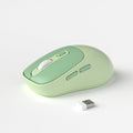 Camiysn V100 Wireless Green Mouse, Ultra-Light 2.4G USB Mouse with Adjustable DPI, Premium Rubber Scroll Wheel & Advanced Optical Sensor, Auto Sleep Mode for Energy Saving