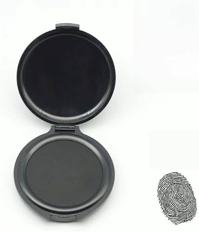 Fingerprint Kit FD-258 Cards, Reusable Ink Pad, 11-1-20 Newest Version-10 Pack