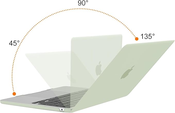 MOSISO Compatible with MacBook Air 13 inch Case M5 2026 M4 2025 M3 M2 2024-2022 A3449 A3240 A3113 A2681, Scratches-Resistant Protective Hard Shell for MacBook Air 13.6 inch Case, Sage Green