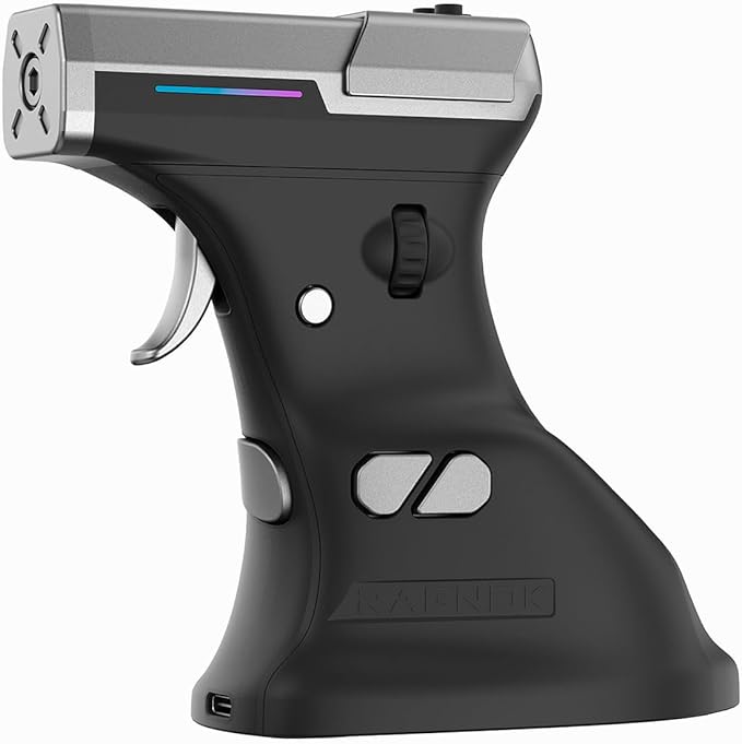 ErgoStrike7: Next-Gen FPS Gaming Mouse with Recoil (Black) - FPS Gun Grip Mouse, Ergonomic Vertical Design, Wireless/Wired USB for PC Gamers