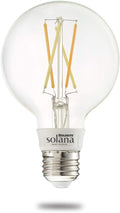 Bulbrite Solana G25 WIFI Connected Edison Filament LED Smart Light Bulb, Clear