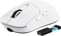 ATTACK SHARK X3PRO 4K/8K Lightweight Wireless Gaming Mouse with Tri-Mode(Wired/2.4GHz/BT),PAW3395 Optical Sensor,26K DPI,Kailh GM8.0 Switch,Long Battery,7 Buttons for PC/Laptop/Win/Mac(White)