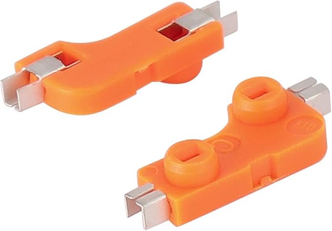 DUROCK MX Hotswap Sockets - Mechanical Keyboard Switches Hot-Swap PCB Sockets (Orange, 110pcs)