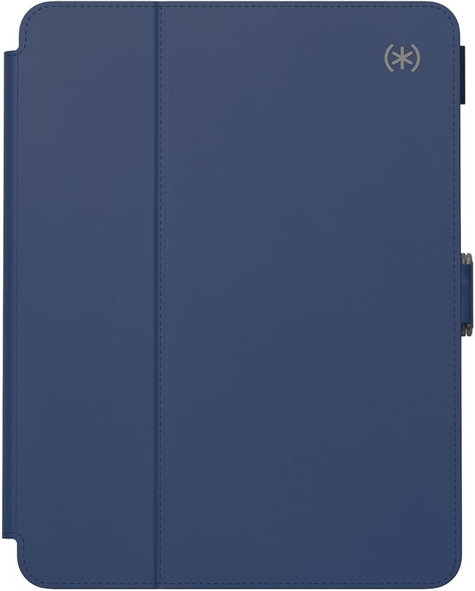 Speck Case for iPad Pro 4th Generation 11 Inch - Drop & Camera Protection, Slim Multi Range Stand, Apple Pencil Holder - Arcadia Navy/Moody Grey