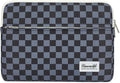 Canvaslife Black Checker Pattern Laptop Sleeve Case Cover with Pocket for MacBook Pro 14 inch and 14 inch-14.4 inch HP, Lenovo, Dell, ASUS, Acer Notebook Computer