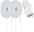 Magnetic Wireless Charger Fast Apple Mag-Safe Charger for iPhone 16 Pro Max/16 Pro/iPhone 15Pro Max/15 Plus/14/13/12/AirPods 3/2/Pro/Pro 2 Magnet Charging Pad Mag Safe Chargerwith Dual Charging Ports