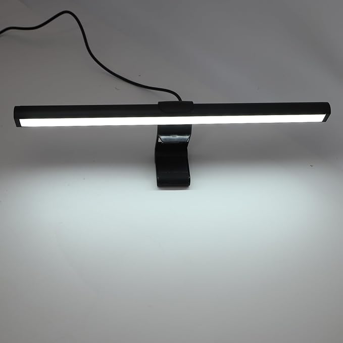 Dpofirs Monitor Light Bar, Eye Care USB Reading Mnitor lamp, LED Computer Lights, 3 Color Desk Light for Home Study Gaming, 3000K, 4000K, 6500K