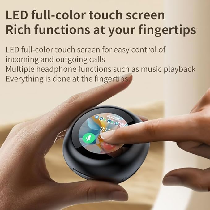 LX-30ANC+ENC Noise Reduction in Ear Touch Screen Multifunctional Bluetooth Earphones IPX4 Waterproof