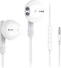 Kimwood Wired Earbuds with Microphone, Wired Earphones in Ear Headphones HiFi Stereo, Powerful Bass and Crystal Clear Audio, Compatible with iPhone, iPad, Android, Computer Most with 3.5mm Jack