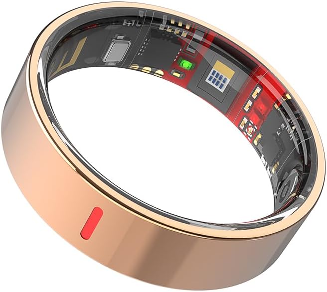 Heart rate monitoring, Blood oxygen monitoring, Pressure monitoring, HRV Lorenz scatter plot, Step counting Exercise, Remote care, 24/7 scientific sleep, Photo taking, Blood components (Rose Gold, 8)