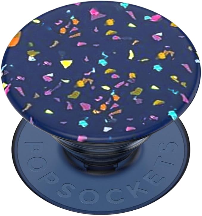 PopSockets Adhesive Phone Grip, Holder, Phone Stand - Circus Regrind French Navy